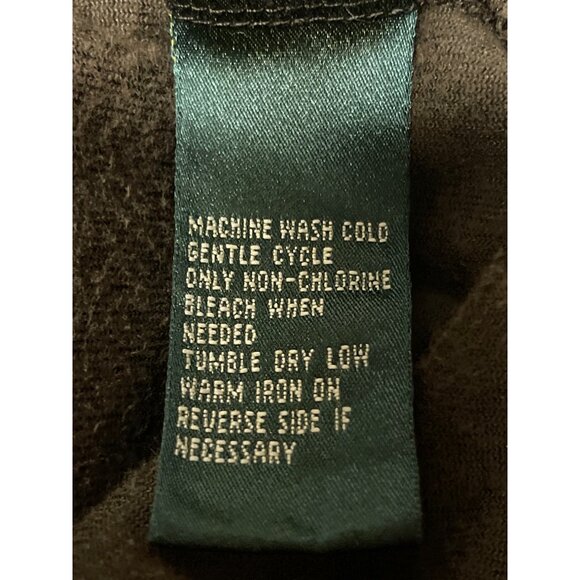 Ralph Lauren Women's Track Jacket Brown Velour Full Zip Long Sleeve Size Large - Picture 9 of 9